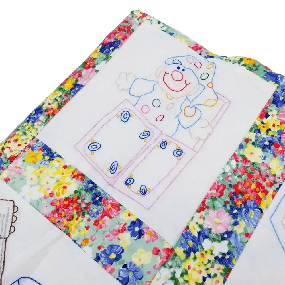 NEW Baby Toddler Crib Quilt Floral Stripes Bright Softball Guitar Horse Baseball